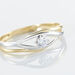 Bague Solitaire Peline Or Bicolore Oxyde De Zirconium - Solitaires Femme | Marc Orian