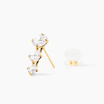 Bijoux D'oreilles Raffaele Or Jaune Oxyde De Zirconium - Piercings d'oreilles Femme | Marc Orian