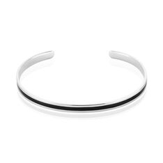 Bracelet Jonc Argent Stefaans Email - Bracelets jonc Homme | Marc Orian