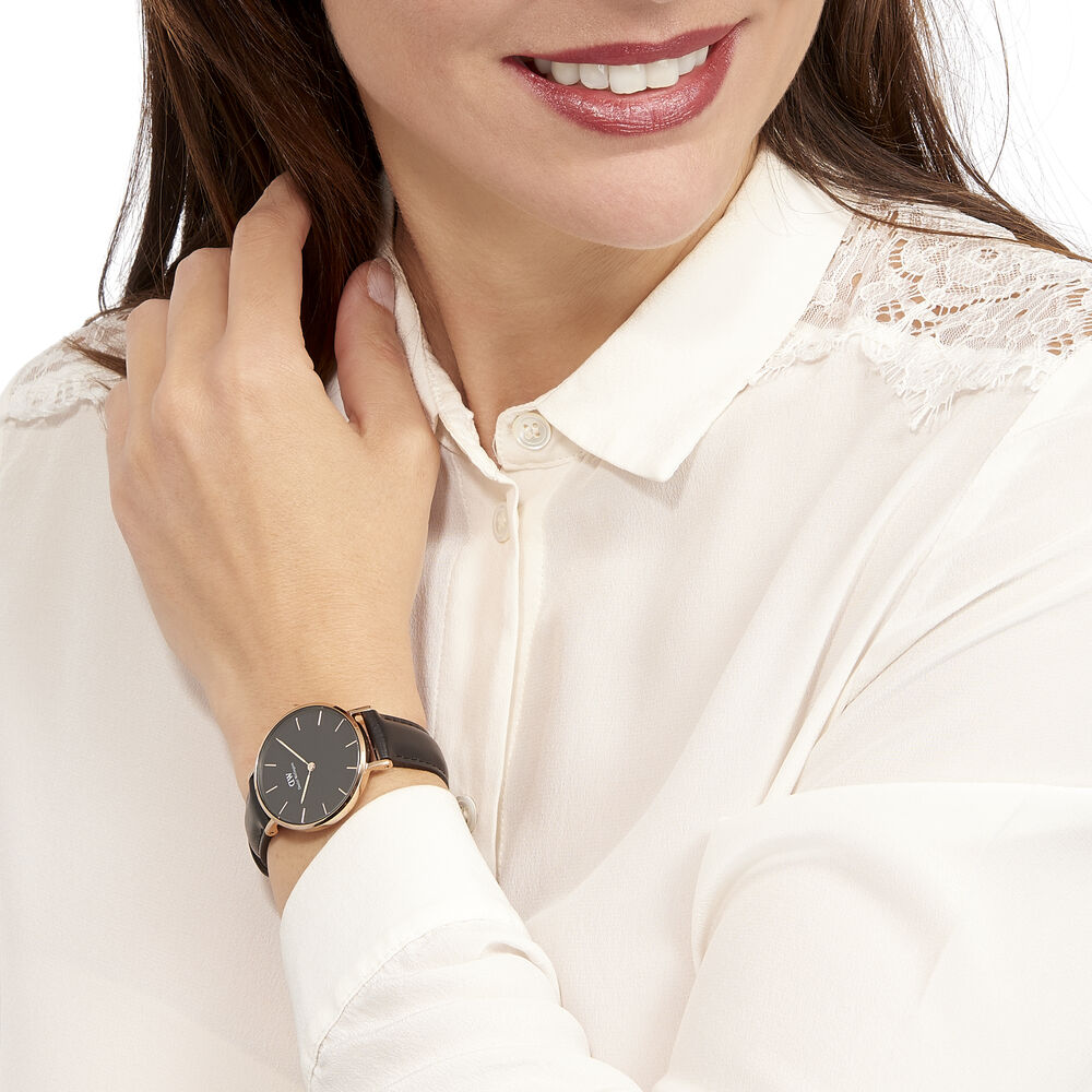 Petite pressed - Montre finition Or Rose - 24mm | DW