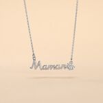 Collier Rera Argent Blanc Oxyde De Zirconium - Colliers avec pierres Femme | Marc Orian