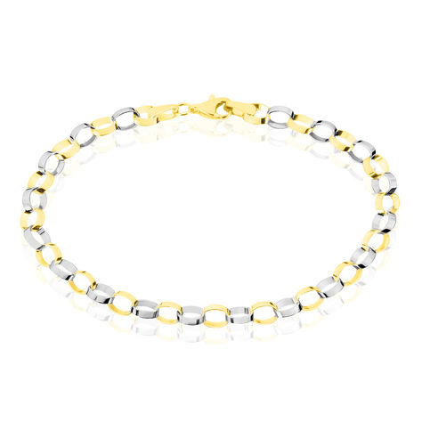 Bracelet Andrej Maille Fantaisie Or Bicolore - Bracelets cha&icirc;nes Femme | Marc Orian