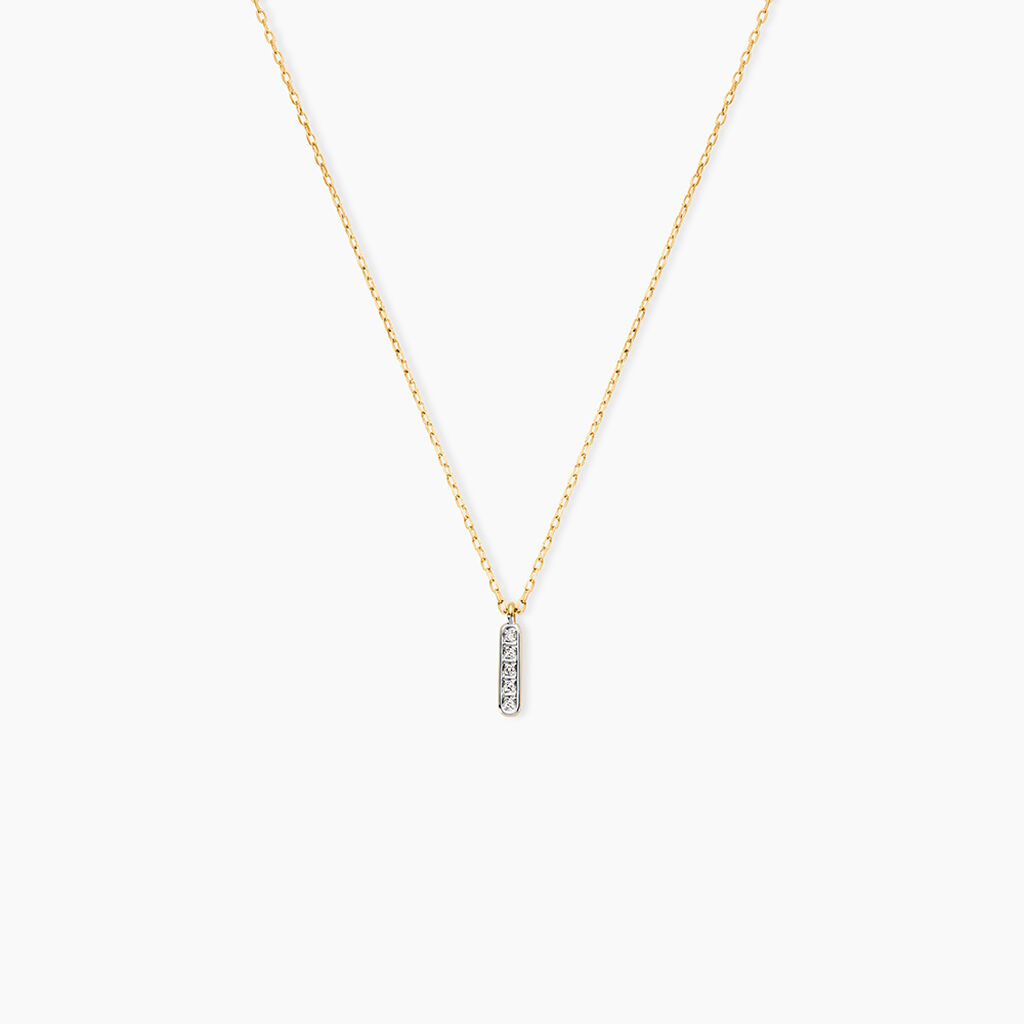 Collier Rosalin Or Jaune Diamant - Colliers avec pierres Femme | Marc Orian