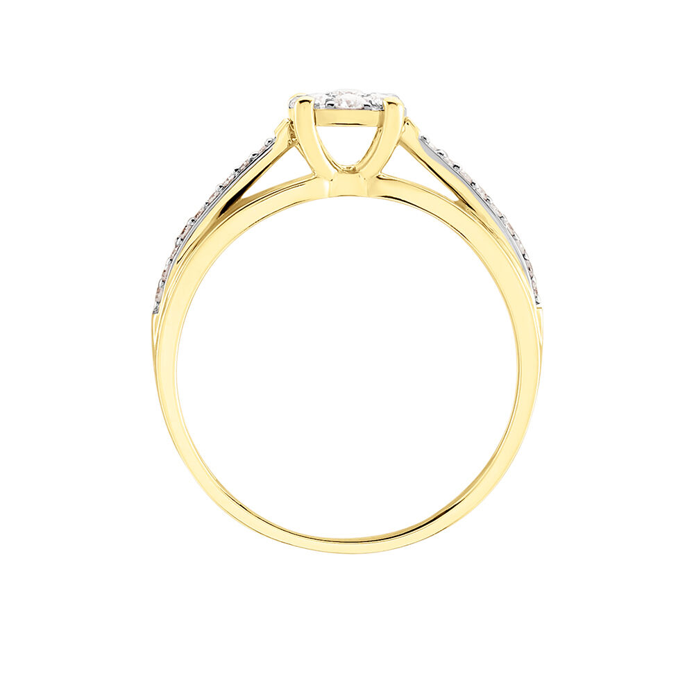 Bague Kate Or Jaune Diamant - Bagues pierres précieuses Femme | Marc Orian
