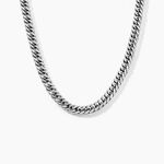 Collier Frederic Acier Blanc - Colliers fantaisie Homme | Marc Orian