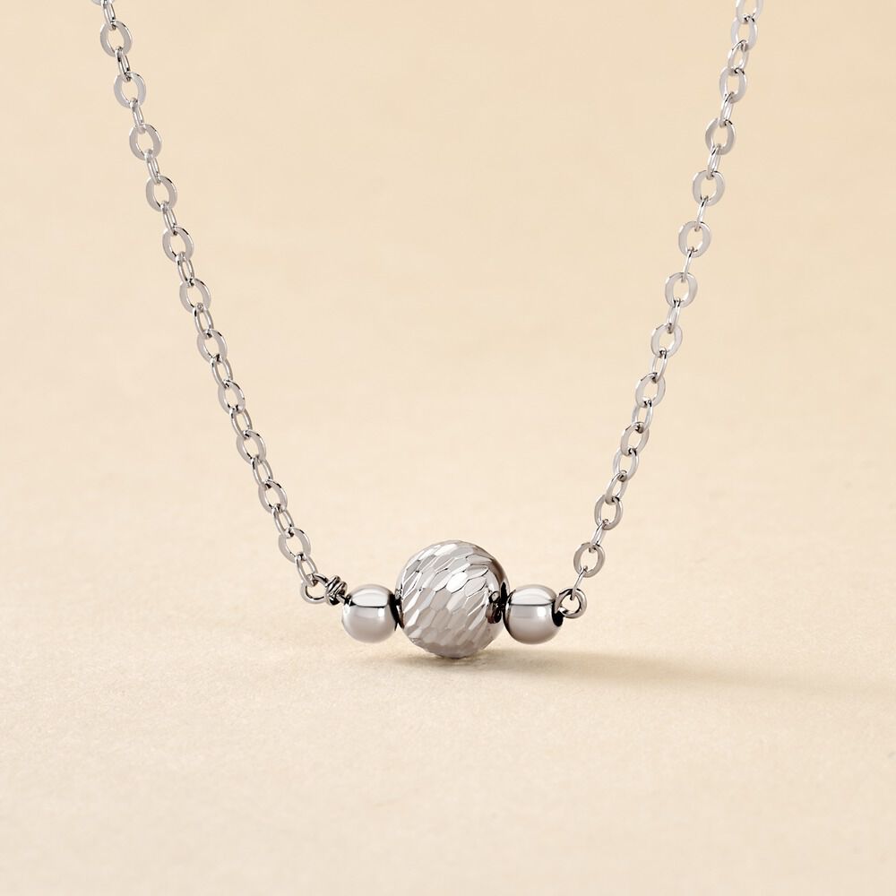 Collier Tolly Argent Blanc - Colliers fantaisie Femme | Marc Orian