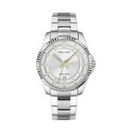 Montre Pierre Lannier Lannier Metropolitain 40 Argent&eacute; - Montres &eacute;tanches Homme | Marc Orian