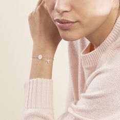 Bracelet Pluton Argent Blanc Oxyde De Zirconium - Bracelets chaînes Femme | Marc Orian