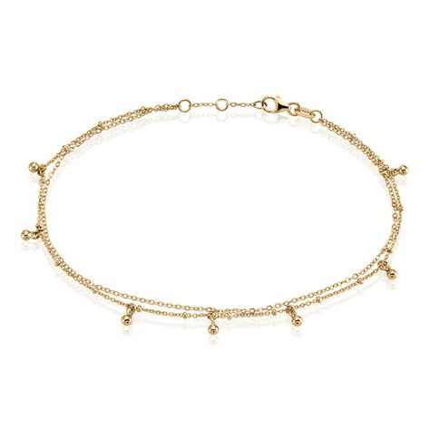 Chaîne De Cheville Loya Plaqué Or Jaune - Chaines de cheville Femme | Marc Orian