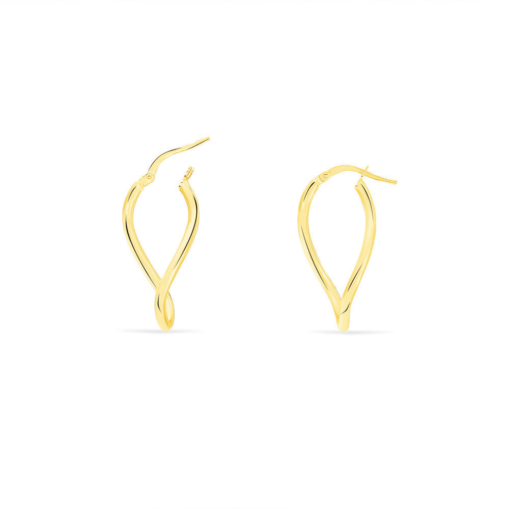 Cr&eacute;oles Hellen Or Jaune - Cr&eacute;oles Femme | Marc Orian