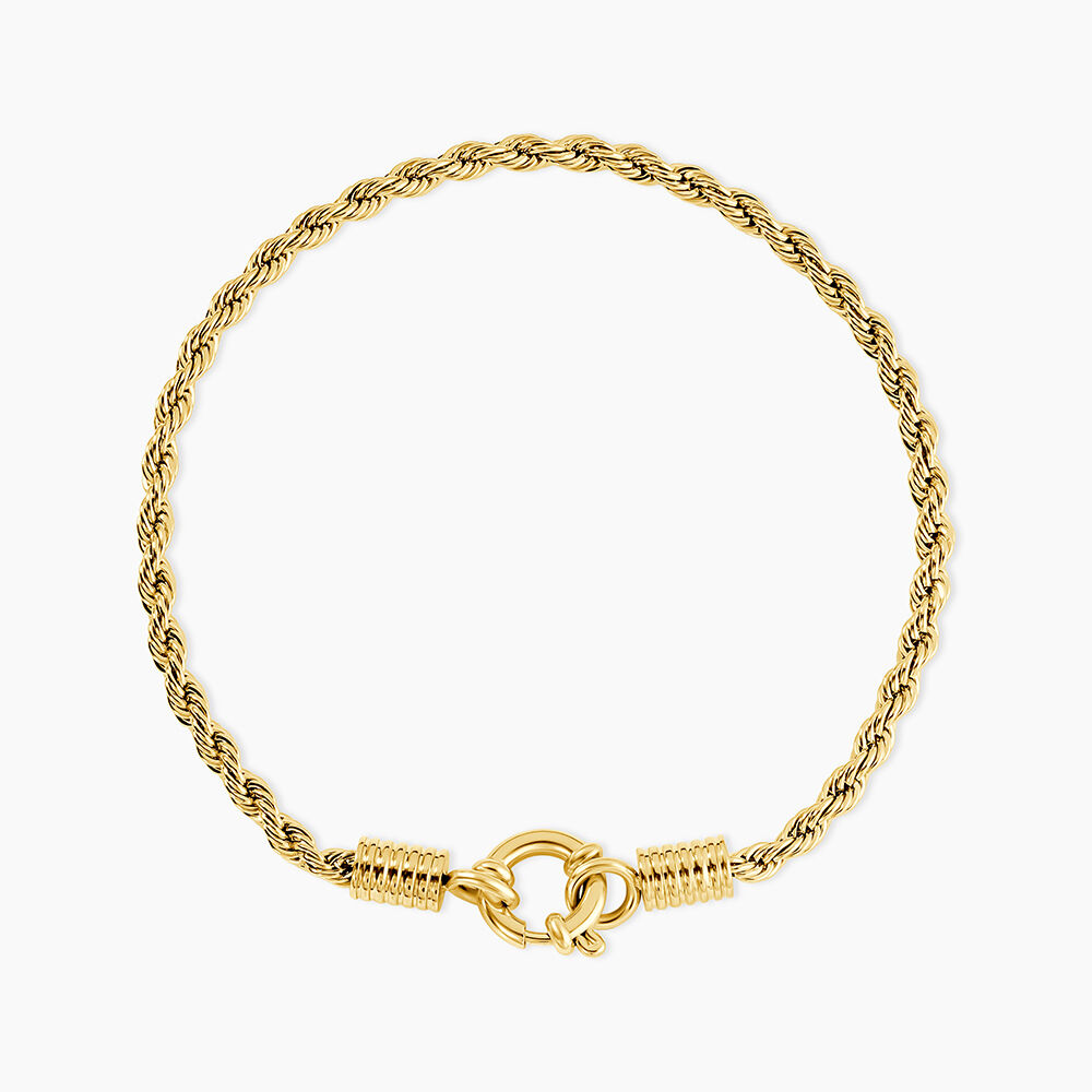 Bracelet Luisa Acier Jaune - Bracelets cha&icirc;nes Femme | Marc Orian