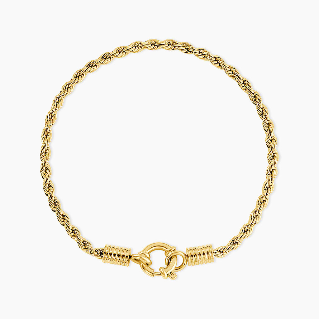 Bracelet Luisa Acier Jaune - Bracelets cha&icirc;nes Femme | Marc Orian