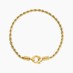 Bracelet Luisa Acier Jaune - Bracelets cha&icirc;nes Femme | Marc Orian