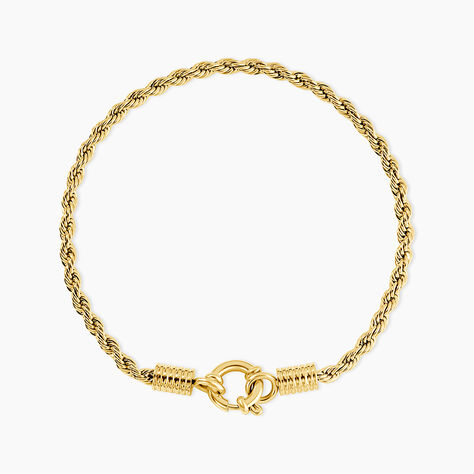 Bracelet Luisa Acier Jaune - Bracelets cha&icirc;nes Femme | Marc Orian