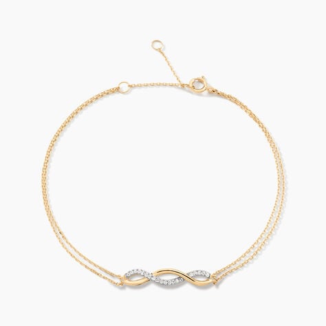 Bracelet Nucia Or Jaune Diamant - Bracelets cha&icirc;nes Femme | Marc Orian