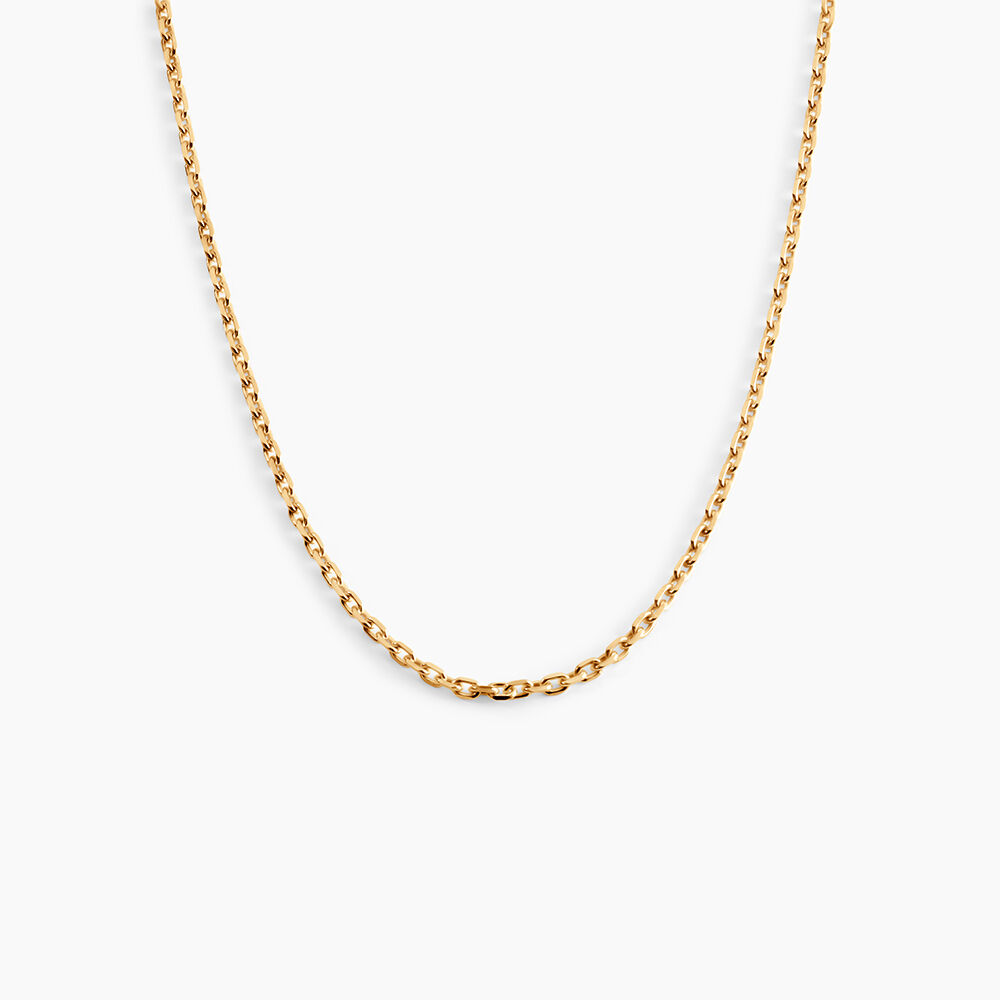 Chaîne Igoa Maille Forçat Diamantee Or Jaune - Chaines Femme | Marc Orian