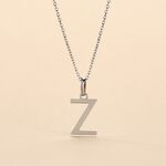 Pendentif Ionia Lettre Or Blanc - Pendentifs Famille | Marc Orian