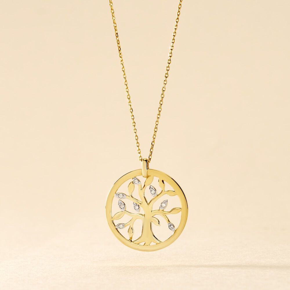 Collier Or Jaune Argius Diamants - Colliers avec pierres Femme | Marc Orian