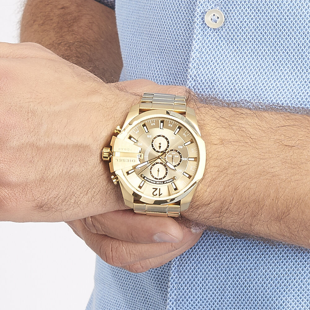 Montre Diesel Mega Chief Champagne HIMHJ1C0180 Marc Orian
