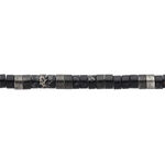 Bracelet Phebus Him Acier Noir Pierres Synthetiques - Bracelets cordons Homme | Marc Orian