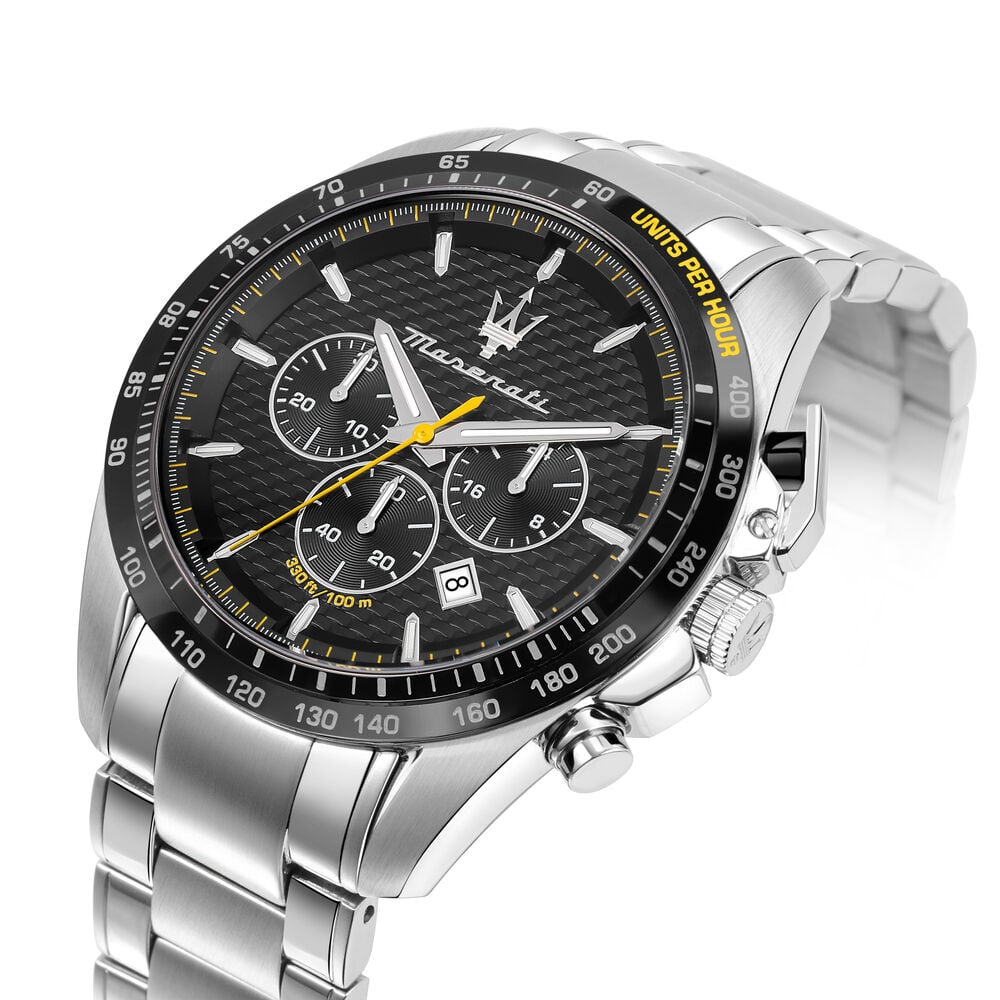 Montre Maserati Traguardo Noir - Montres étanches Homme | Marc Orian