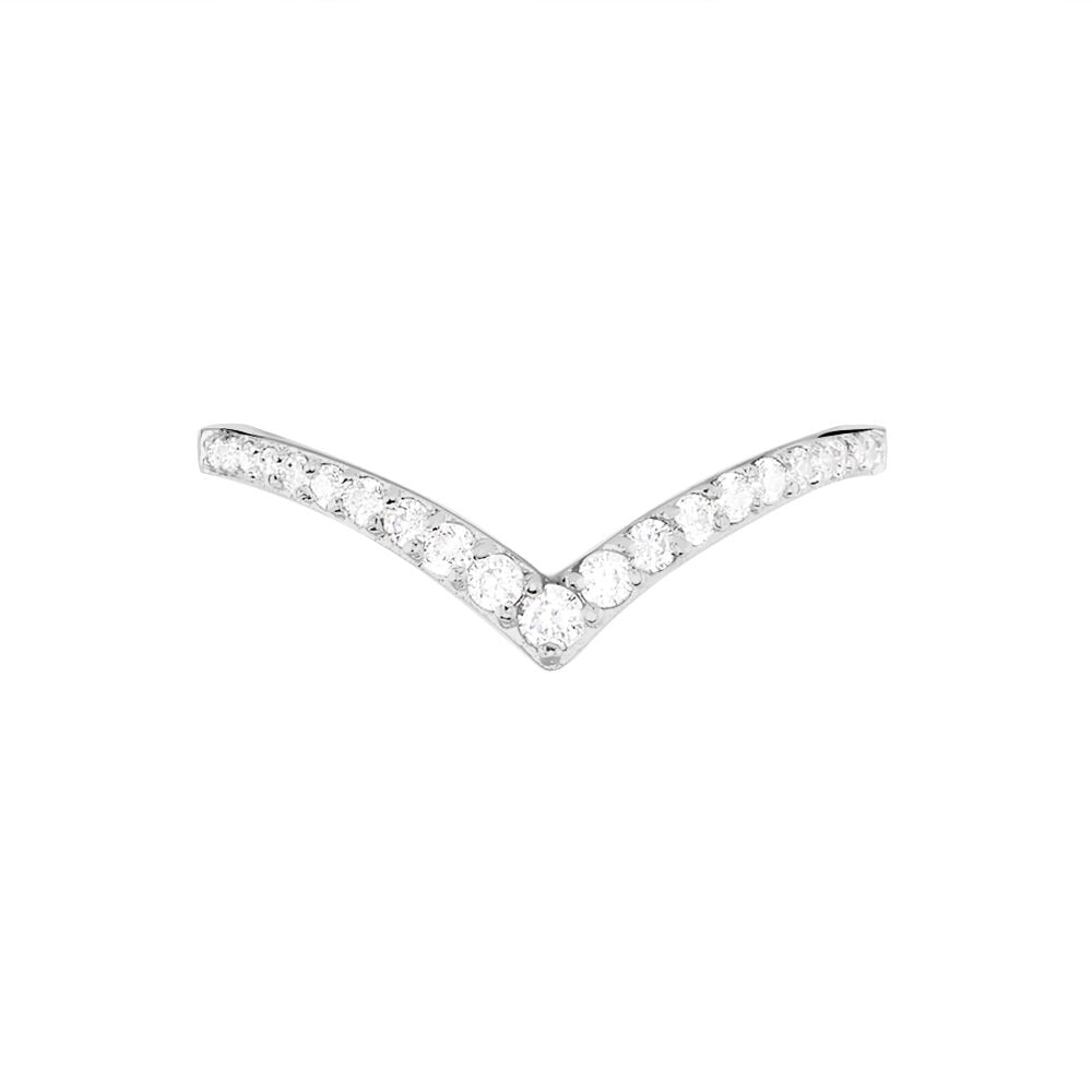 Bague Pricila Argent Blanc Oxyde De Zirconium - Bagues avec pierre Femme | Marc Orian