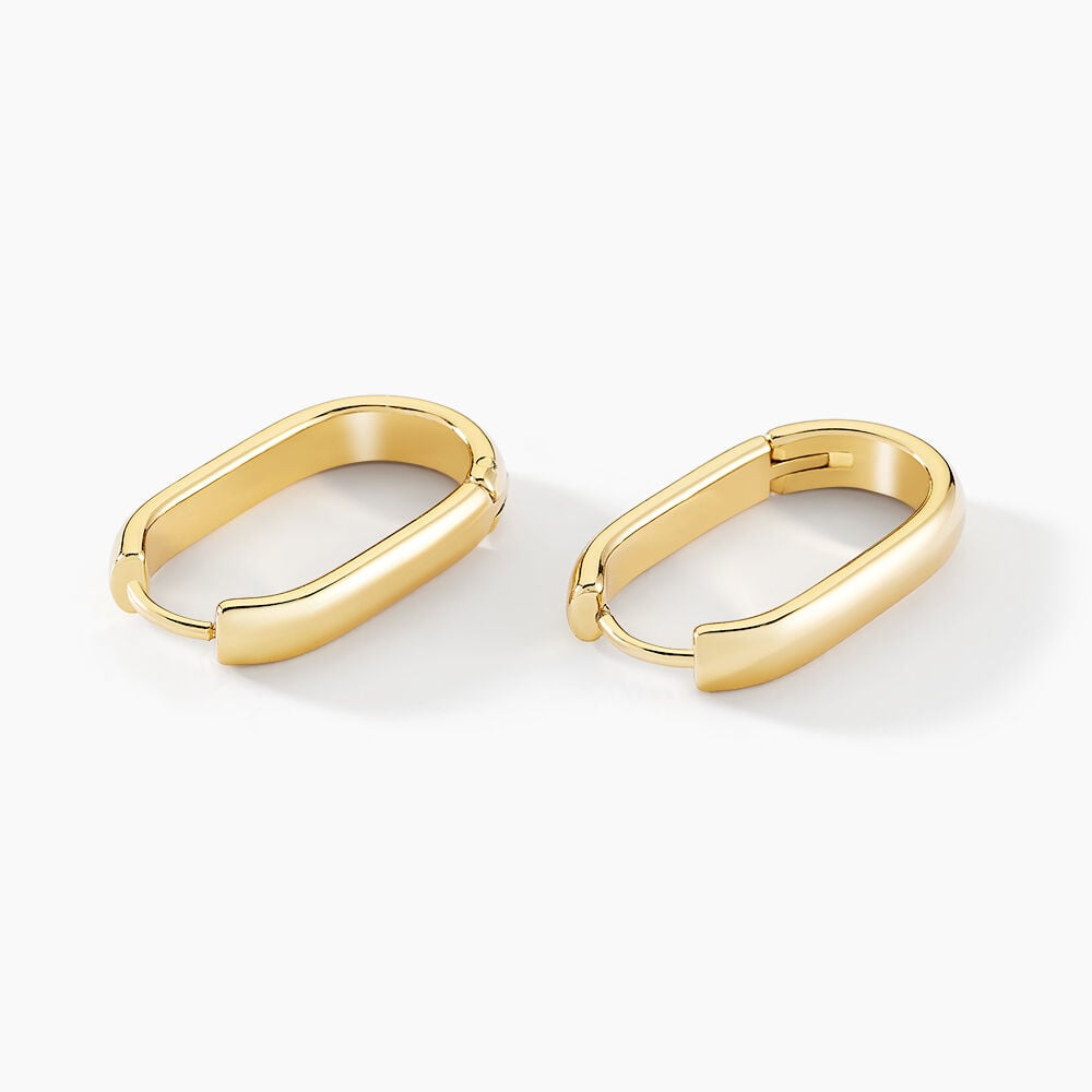 Cr&eacute;oles Anadia Acier Jaune - Cr&eacute;oles Femme | Marc Orian