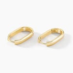 Cr&eacute;oles Anadia Acier Jaune - Cr&eacute;oles Femme | Marc Orian