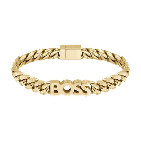 Bracelet Boss Kassy Acier Jaune - Bracelets chaînes Homme | Marc Orian