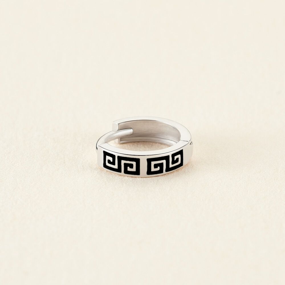 Créole Unitaire Fredo Or Blanc - Piercings d'oreilles Homme | Marc Orian