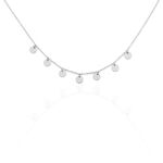 Collier Ragavi Argent Blanc - Colliers fantaisie Femme | Marc Orian