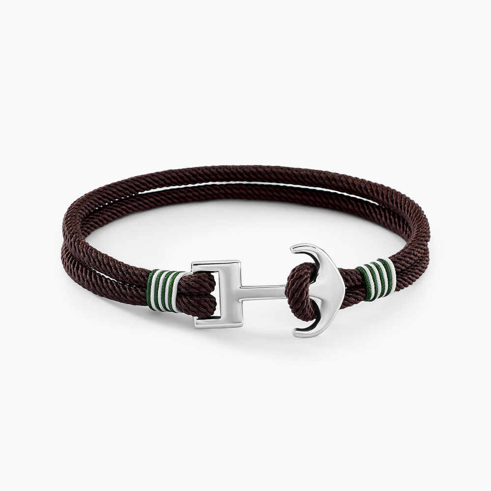 Bracelet Malo Acier Blanc - Bracelets cordons Homme | Marc Orian