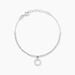 Bracelet Satheen Argent Blanc Oxyde De Zirconium - Bracelets fantaisie Femme | Marc Orian