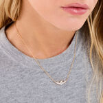 Collier Nelia Plaqu&eacute; Or Jaune Oxyde De Zirconium - Colliers avec pierres Femme | Marc Orian