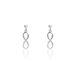 Boucles D'oreilles Pendantes Nohemi Argent Blanc Oxyde De Zirconium - Pendantes Femme | Marc Orian