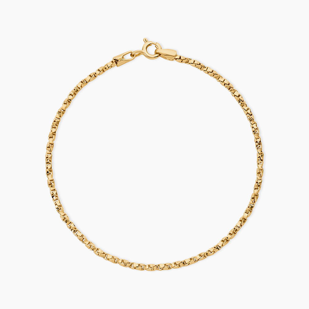Bracelet Tanka Argent Dor&eacute; A L'Or 750/1000 - Bracelets cha&icirc;nes Femme | Marc Orian