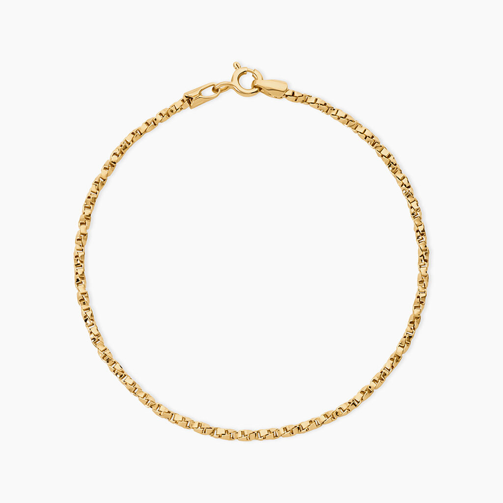 Bracelet Tanka Argent Dor&eacute; A L'Or 750/1000 - Bracelets cha&icirc;nes Femme | Marc Orian