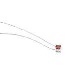 Collier Dwight Argent Blanc Oxyde De Zirconium Rouge - Colliers solitaires Femme | Marc Orian