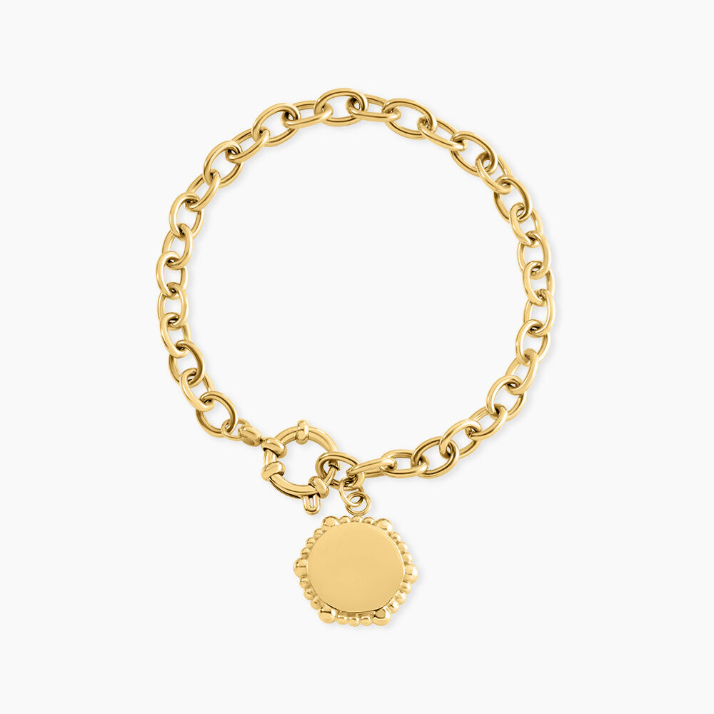 Bracelet Alexanne Acier Jaune - Bracelets cha&icirc;nes Femme | Marc Orian
