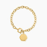Bracelet Alexanne Acier Jaune - Bracelets cha&icirc;nes Femme | Marc Orian