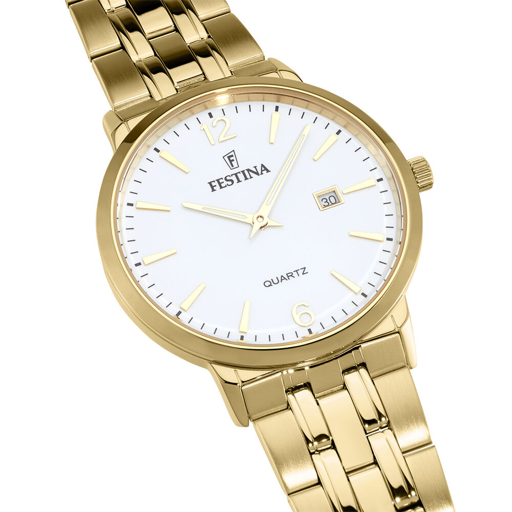 Montre Festina Classics Blanc - Montres classiques Homme | Marc Orian