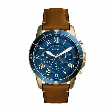 Montre Fossil Grant Sport Bleu - Montres &eacute;tanches Homme | Marc Orian