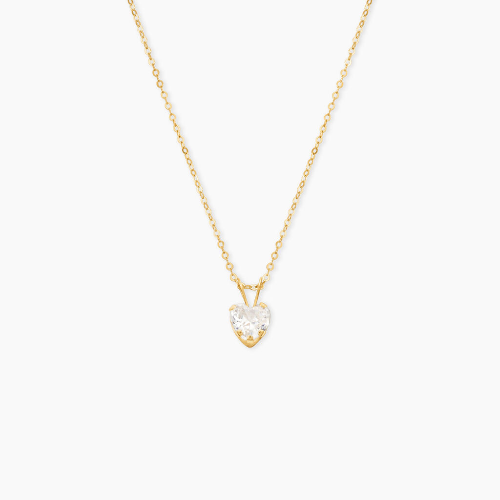 Collier Aodren Or Jaune Oxyde De Zirconium - Colliers avec pierres Famille | Marc Orian