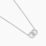 Collier Iwa Argent Blanc Oxyde De Zirconium - Colliers avec pierres Femme | Marc Orian