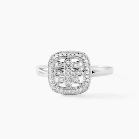Bague Alixia Or Blanc Diamant - Bagues pierres pr&eacute;cieuses Femme | Marc Orian