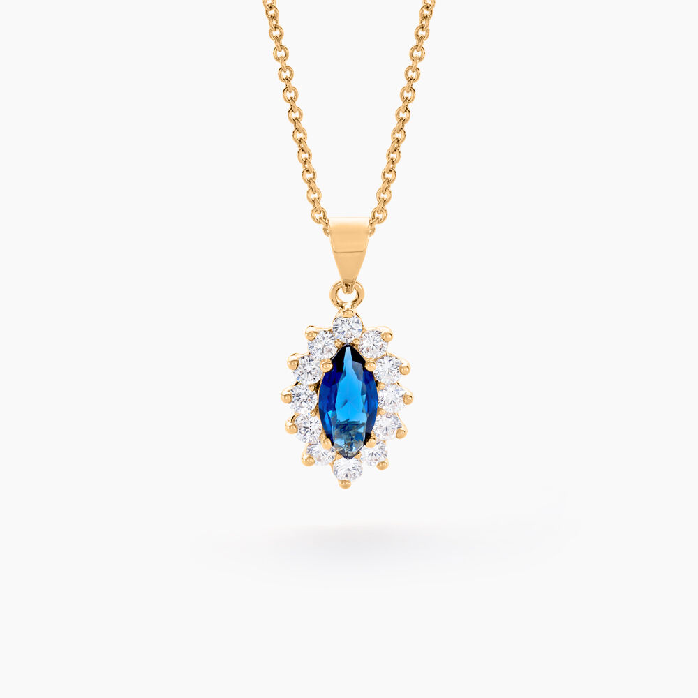 Collier Lisea Plaqué Or Jaune Verre Et Oxyde De Zirconium - Colliers avec pierres Femme | Marc Orian