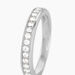 Demi Alliance Heket Argent Blanc Oxyde De Zirconium - Bagues avec pierre Femme | Marc Orian