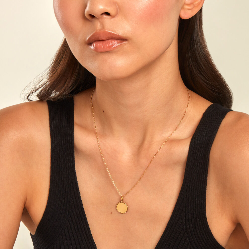 Collier Aurore Acier Jaune - Colliers fantaisie Femme | Marc Orian