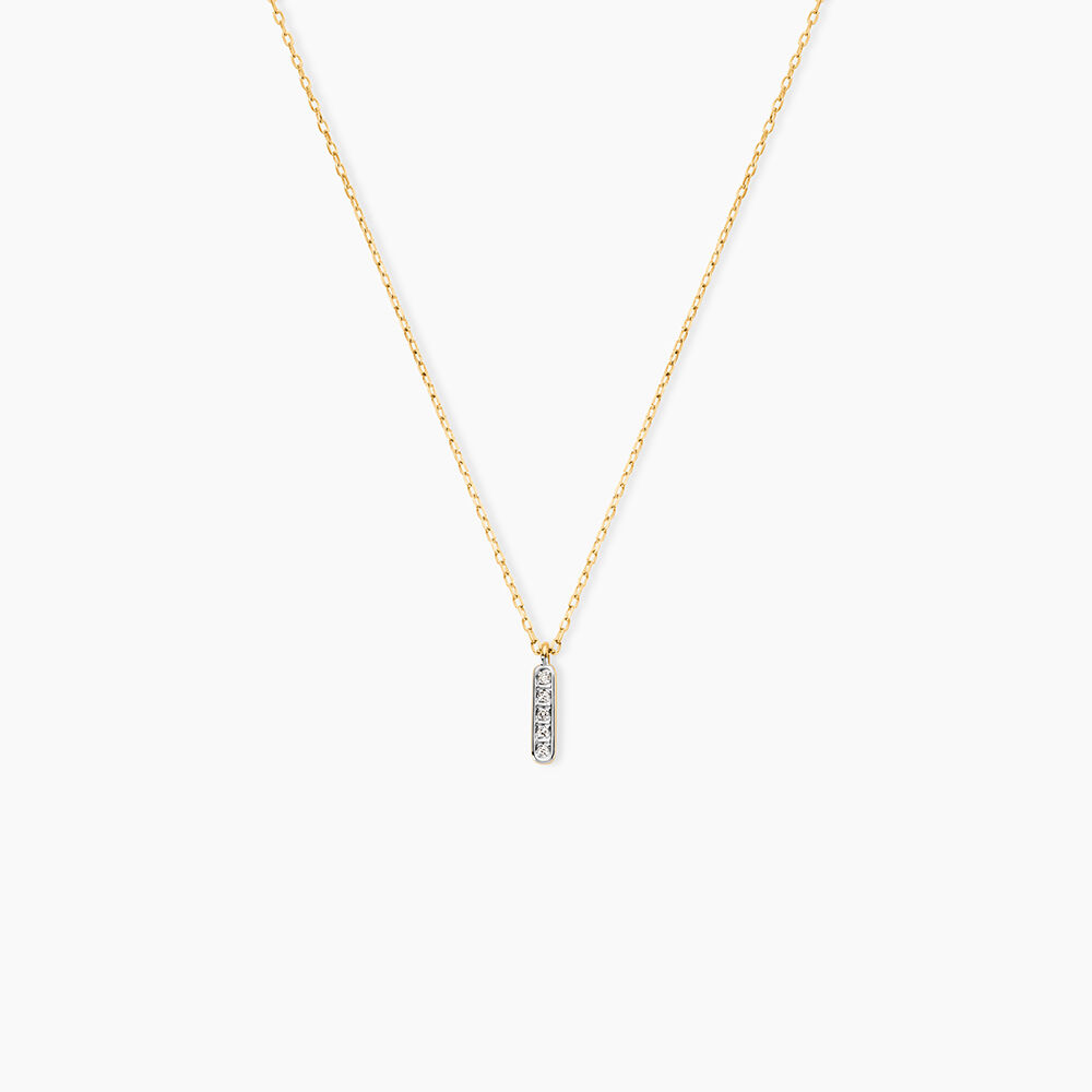 Collier Rosalin Or Jaune Diamant - Colliers avec pierres Femme | Marc Orian