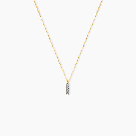 Collier Rosalin Or Jaune Diamant - Colliers avec pierres Femme | Marc Orian